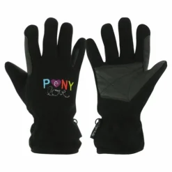 New Equithème - Gants pony love noir