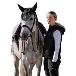 Equithème - Gilet polaire sans manches chauffant femme Valery Noir Best