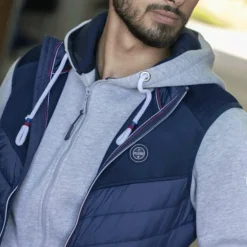 Equithème - Gilet sans manches homme Jules Marine Outlet