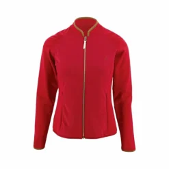 Equithème - Gilet zippé Tess framboise Rose Sale