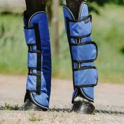 Equithème - Guêtres de transport Tyrex Aisance 1200D roi (X4) Bleu New