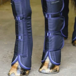Equithème - Guêtres de transport Tyrex 1680D x4 Marine New
