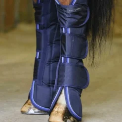 Equithème - Guêtres de transport Tyrex 1680D x4 Marine New