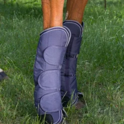 Sale Equithème - Guêtres de transport 600D renforcé x4 Marine