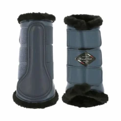 Outlet Equithème - Guêtres fermées French Touch x2 Marine