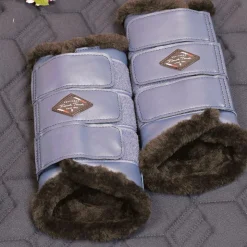 Outlet Equithème - Guêtres fermées French Touch x2 Marine