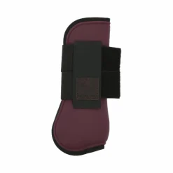 Equithème - Guêtres protège-tendons x2 Bordeaux