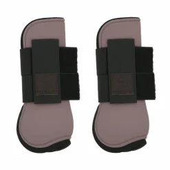 Equithème - Guêtres protège-tendons x2 Rose Discount