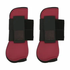 Sale Equithème - Guêtres protège-tendons x2 Rouge
