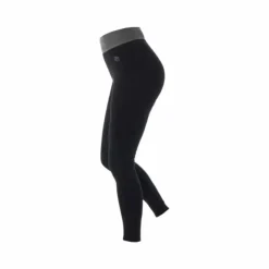 New Equithème - Legging d'équitation femme Tea / kaki Noir