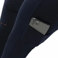 New Equithème - Legging d'équitation femme full grip Lyly Marine