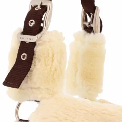 New Equithème - Licol de transport Teddy marron/ écru