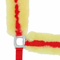 New Equithème - Licol mouton synthétique rouge