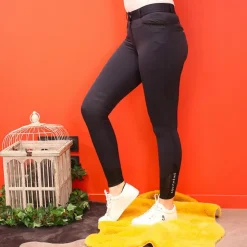 Outlet Equithème - Pantalon d'équitation femme Safir / noir Marine