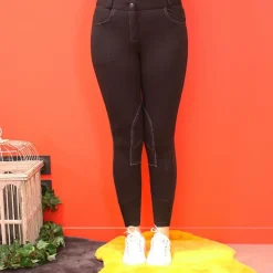 Equithème - Pantalon d'équitation femme Pro Noir Online