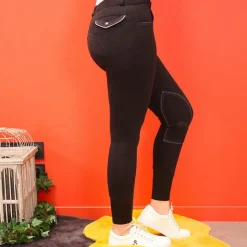 Equithème - Pantalon d'équitation femme Pro Noir Online