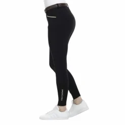 Equithème - Pantalon d'équitation femme Gizel Noir Hot