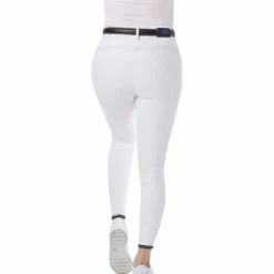 Equithème - Pantalon d'équitation femme Yolande Blanc Outlet