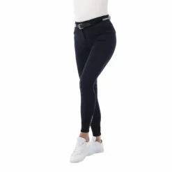 Best Equithème - Pantalon d'équitation enfant Safir / noir Marine