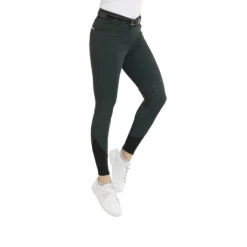 Equithème - Pantalon d'équitation femme Josephine forêt Vert Hot