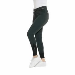 Equithème - Pantalon d'équitation femme Josephine forêt Vert Hot