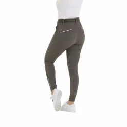 Equithème - Pantalon d'équitation femme Josephine taupe Marron Clearance