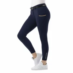 Hot Equithème - Pantalon d'équitation femme Lainbow Marine