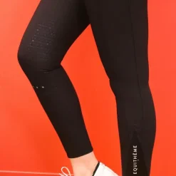 Equithème - Pantalon d'équitation femme Lotty Noir New