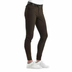 Equithème - Pantalon d'équitation homme Georg brun Marron