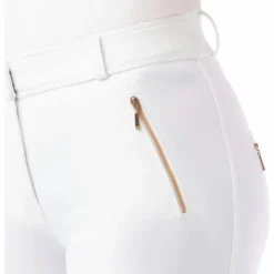 Equithème - Pantalon d'équitation femme Kenya Blanc Outlet
