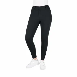 Equithème - Pantalon d'équitation chauffant femme Heated Sierra Noir Hot