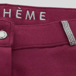 Equithème - Pantalon d'équitation femme Glam Prune