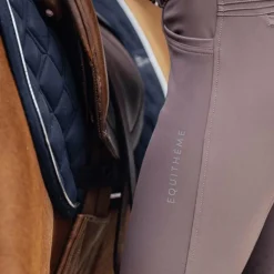New Equithème - Pantalon d'équitation femme Jessie taupe Marron