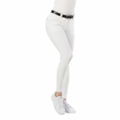 Discount Equithème - Pantalon d'équitation femme Belinda Blanc