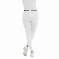 Discount Equithème - Pantalon d'équitation femme Belinda Blanc