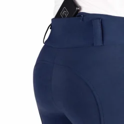 Equithème - Pantalon d'équitation chauffant femme Heated Sierra Marine Outlet
