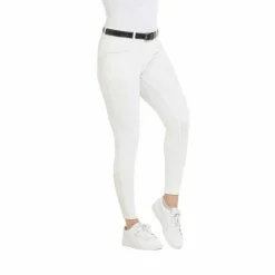 Equithème - Pantalon d'équitation femme Claudine Blanc Outlet