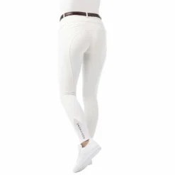 Equithème - Pantalon d'équitation fille Safir / bleu Blanc