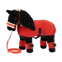 Equithème - Peluche mini poney Éclair Noir