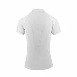 Equithème - Polo à manches courtes femme Elodia Blanc New