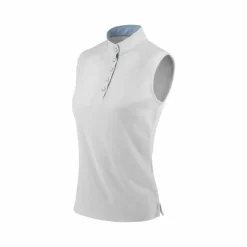 Discount Equithème - Polo de concours sans manches mesh femme Molly Blanc
