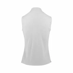 Discount Equithème - Polo de concours sans manches mesh femme Molly Blanc