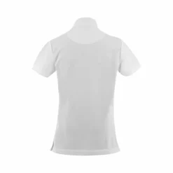 Equithème - Polo de concours manches courtes enfant Mesh Betty Blanc
