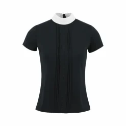 Equithème - Polo de concours manches courtes femme Dorla Marine