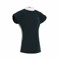 Sale Equithème - Polo de concours à manches tulipes enfant Ocala Marine