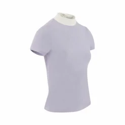 Hot Equithème - Polo manches courtes femme London Violet