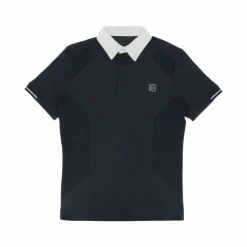 Equithème - Polo manches courtes homme Victor Marine Clearance