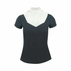 New Equithème - Polo manches courtes femme Lerma Marine