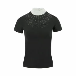 Sale Equithème - Polo manches courtes femme London Noir