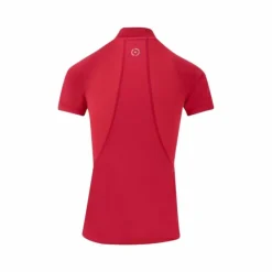Online Equithème - Polo manches courtes femme Emma cerise Rouge